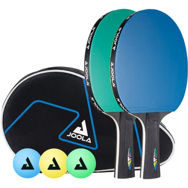 Фото - Набір для настільного тенісу Joola Duo Colorato 2 Bats 3 Balls (54914)
